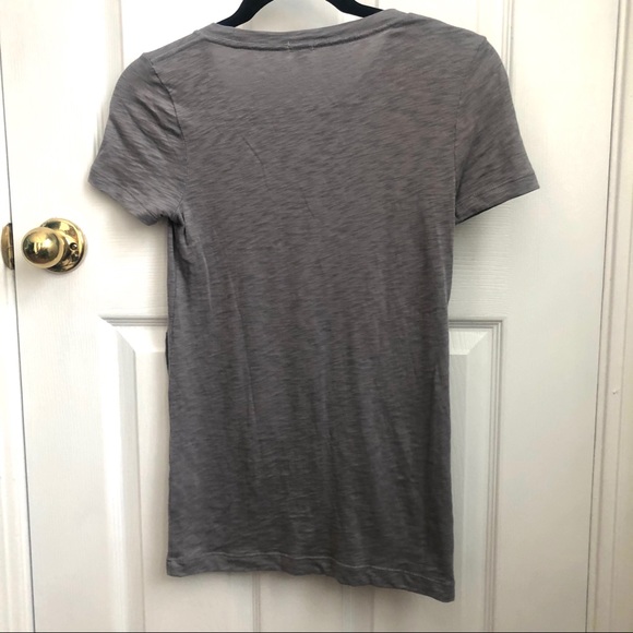 J.Crew zebra gray tee shirt sequin XS - Picture 5 of 9